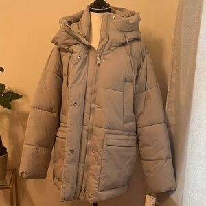 Nine West Women's Gray Puffer Jacket
